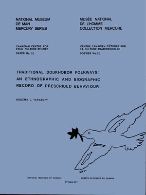 cover image of Traditional Doukhobor folkways